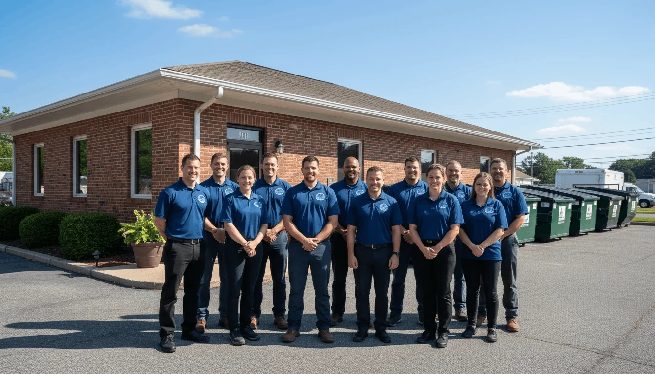Staten Island Dumpster Rental Solutions crew on location serving Staten Island, NY and Richmond County