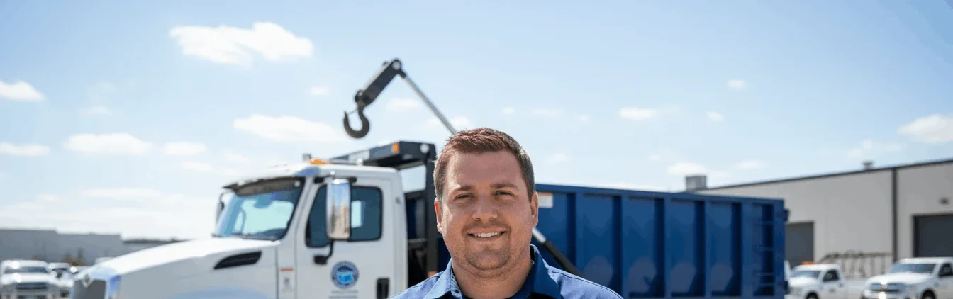 Robert Iannuzzi, Lead Driver at Staten Island Dumpster Rental Solutions in Staten Island, NY Robert Iannuzzi, Lead Driver at Staten Island Dumpster Rental Solutions in Staten Island, NY
